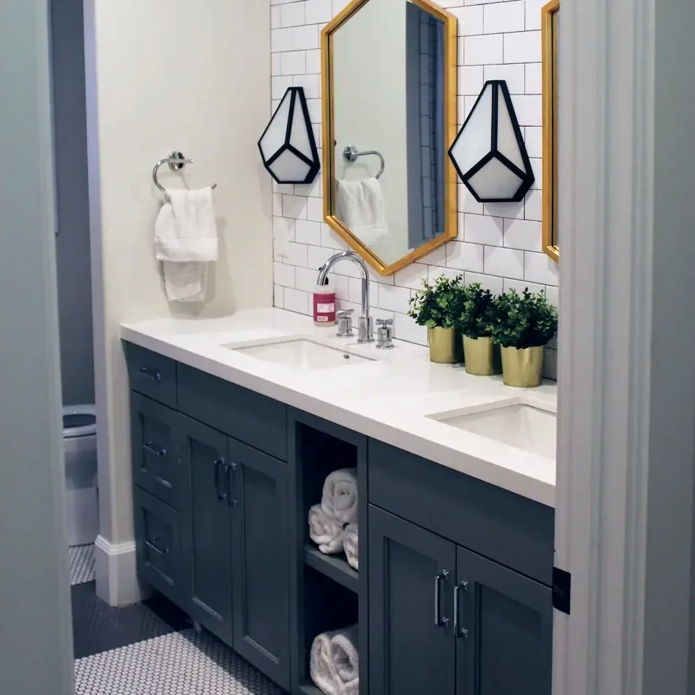 Tile & glass shower