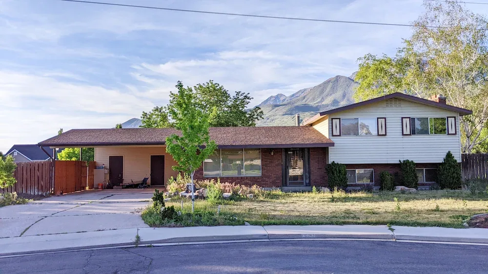 Before — the original home